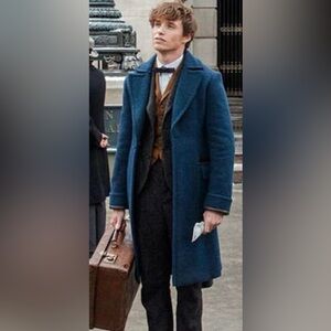 Hot Topic Harry Potter Newt Scemander Trench Coat Size M NWT